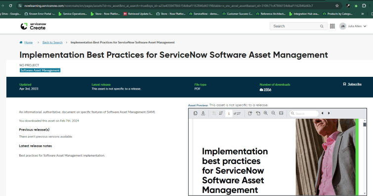 Servicenow Sam Pro Process Guide ServiceNow: Implementation best practices for SAM – Julia's Dev